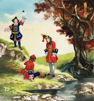 De drie soldaten door Ron Embleton