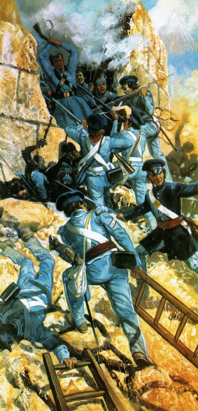 De onvoltooide revolutie: De gesel van Mexico. Mexico-stad valt in 1847 in handen van de Amerikanen. door Ron Embleton