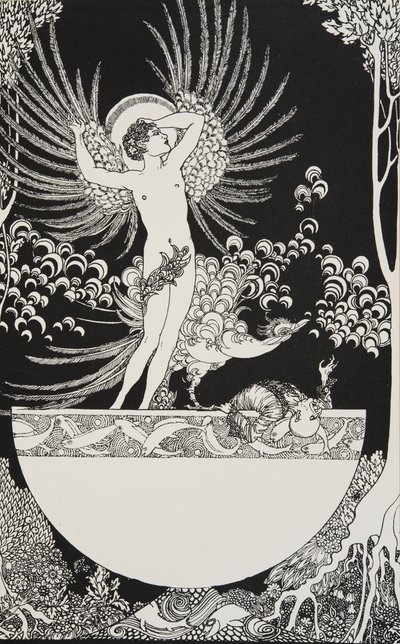 Illustratie uit Rubáiyát van Omar Khayyam, 1920 door Ronald Balfour