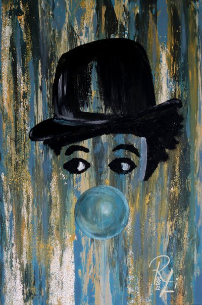Charlie Chaplin - Ballon I door RosaLi