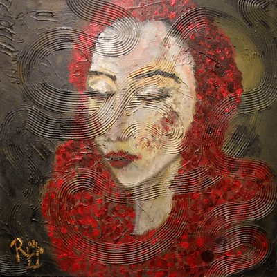 Gevoelige Vrouw met Rood Haar door RosaLi