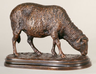 Een grazend schaap door Rosa Bonheur