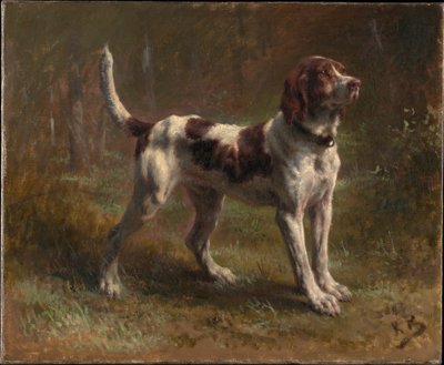 Een Limier Briquet Hound door Rosa Bonheur
