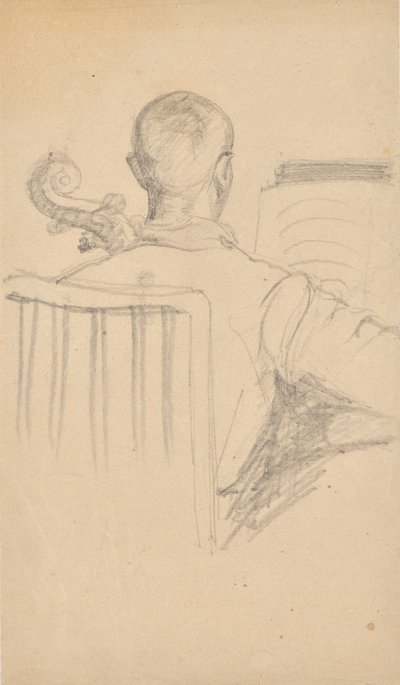 Walter Barwig speelt cello door Rosa Simon Barwig