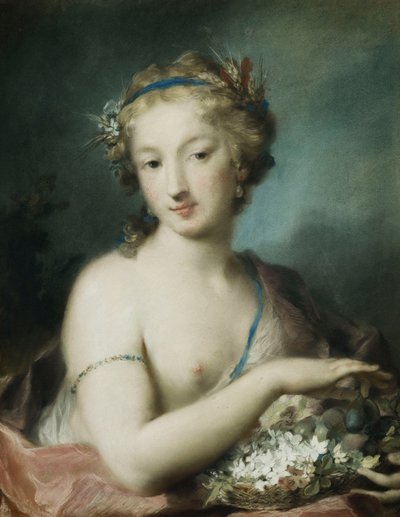 Flora, Halflang, Pruimen Vasthoudend door Rosalba Giovanna Carriera