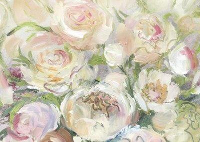 Zachte pastelkleurige bloemen door Rosana Laiz Blursbyai