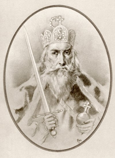 Karel de Grote, uit Levensbiografieën van beroemde heersers door Ross Gordon