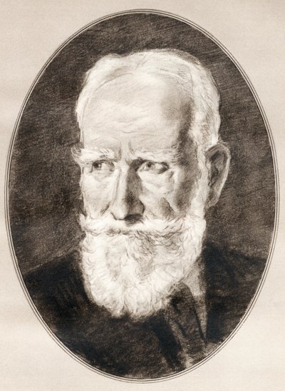 George Bernard Shaw, uit Levensbiografieën van beroemde mannen door Ross Gordon
