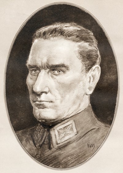 Mustafa Kemal Ataturk, uit Levensbiografieën van beroemde mannen door Ross Gordon