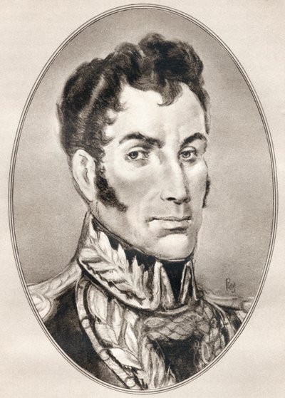 Simon Bolivar, uit Levensbiografieën van beroemde mannen door Ross Gordon