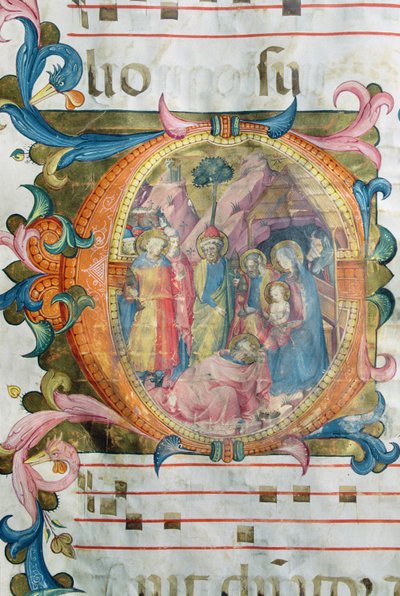 Corale / Graduale nr. 5 Geïllustreerde initiaal 