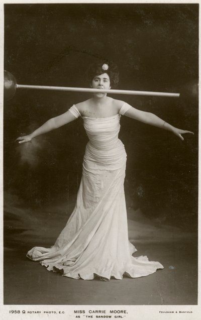Carrie Moore, Australische actrice, ca. 1900 door Rotary Photo
