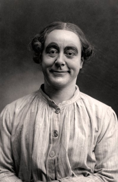 George Robey 1869-1954, music hall entertainer, 1907 door Rotary Photo