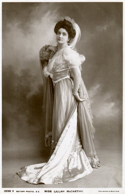 Lillah McCarthy, Britse actrice en theatermanager, c1900s door Rotary Photo