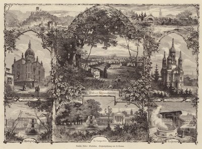 Scènes uit Wiesbaden, Duitsland door Rudolf (after) Cronau