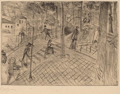 Montmartre door Rudolf Grossman