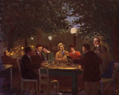 Een "Heurigen"-feest door Rudolf Klingsbogl