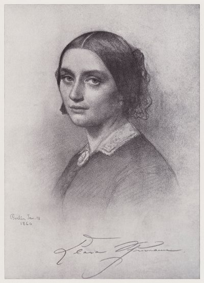 Clara Schumann door Rudolf Lehmann