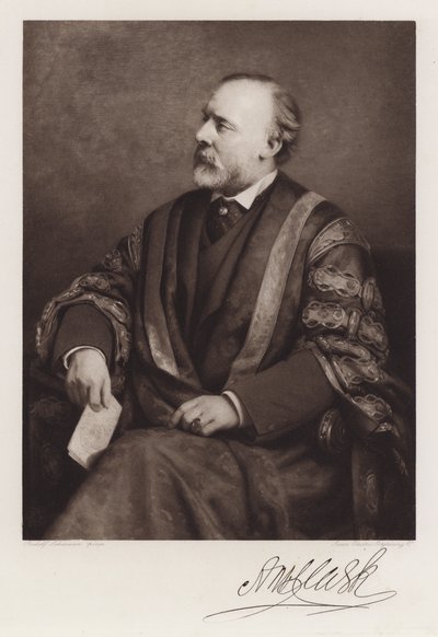 Sir Andrew Clark door Rudolf Lehmann