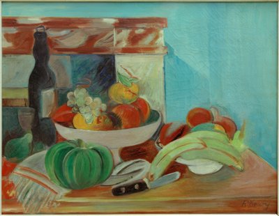 Stilleven met fruit door Rudolf Levy
