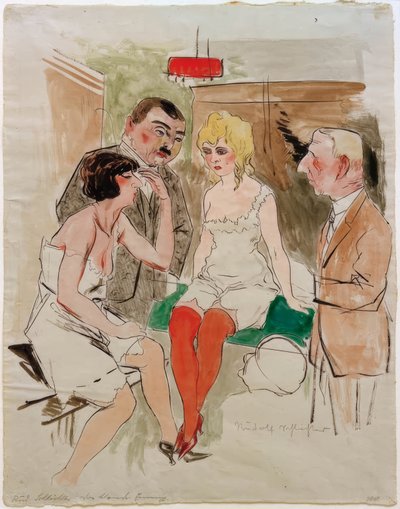 De blonde Emmy door Rudolf Schlichter