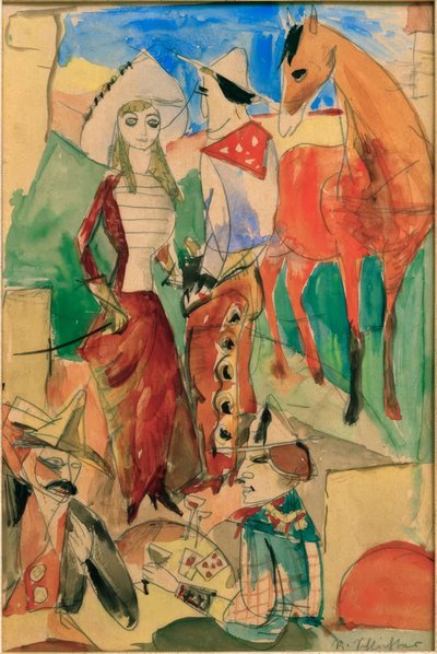 Wilde Westen door Rudolf Schlichter