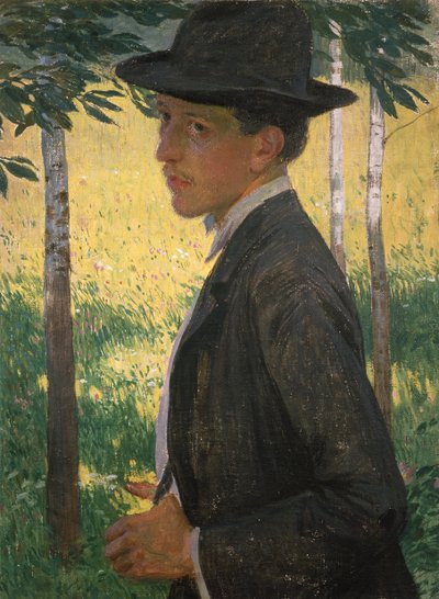 Zelfportret door Rudolf Vejrych