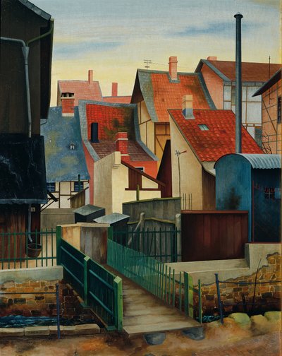 Aan de Abzucht (in Goslar) door Rudolf Wacker
