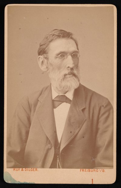 Portret van Alexander von Frantzius 1821-1877, 1876 door Ruf and Dilger