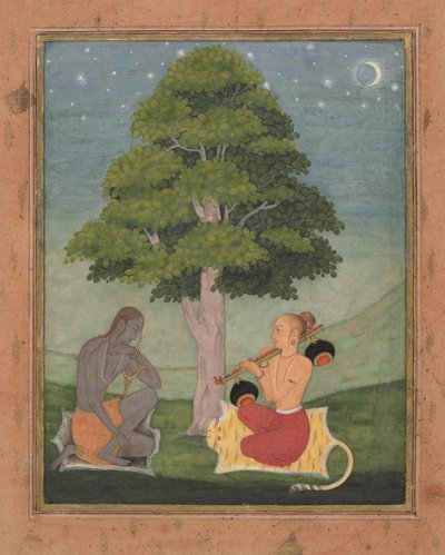 Kedar Ragini: Folio uit een ragamala-serie Garland of Musical Modes door Ruknuddin