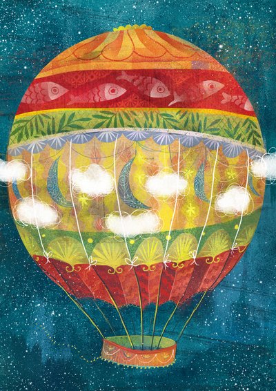 Luchtballon door Runa Anastasiya Rudaya