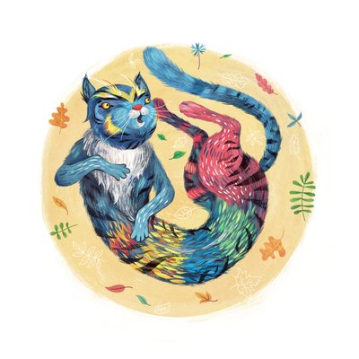 Herfstkat, 2015 door Runa Anastasiya Rudaya