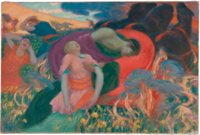 De ontvoering van Persephone door Rupert Bunny