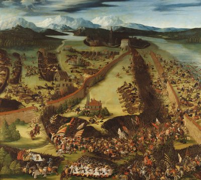 De Slag bij Pavia, 1529 door Rupert Heller