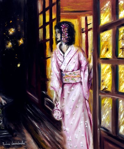 Vuurvliegjes in Kyoto door Ruslana Levandovska
