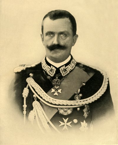 H. M. Victor Emmanuel III, Koning van Italië, ca. 1910s, ca. 1920 door Russell and Sons