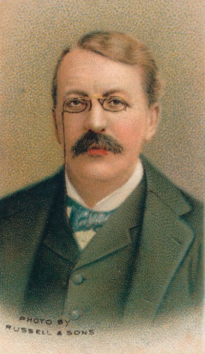 Sir Charles Villiers Stanford, Ierse componist, muziekleraar en dirigent door Russell and Sons
