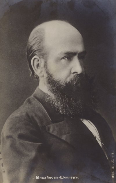 Aleksandr Sheller, Russische dichter en romanschrijver door Russian Photographer