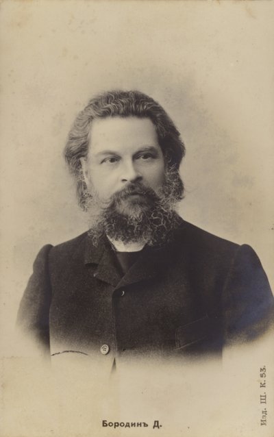 Alexander Porfiryevich Borodin, Russische componist (1833-1887) door Russian Photographer