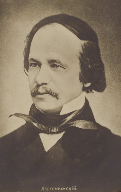 Alexander Sergeyevich Dargomizhsky, Russische componist (1813-1869) door Russian Photographer