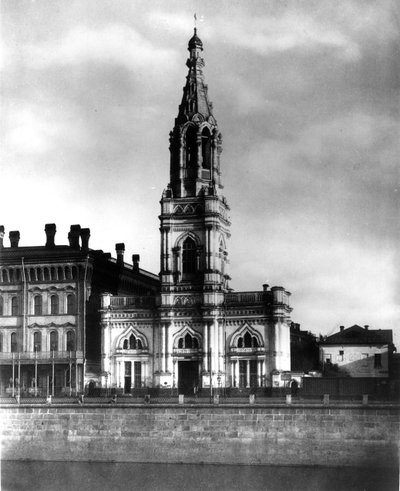 Kerk van de Geboorte van de Heilige Moeder Gods en van Sint Anna, Moskou door Russian Photographer