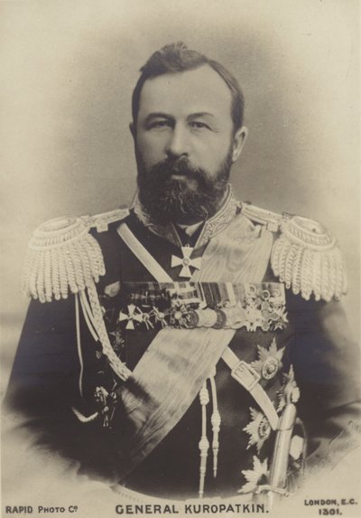 Generaal Kuropatkin door Russian Photographer
