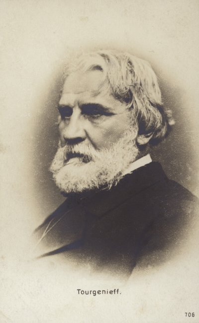 Ivan Toergenjev, Russische romanschrijver, korte verhalen schrijver en toneelschrijver door Russian Photographer
