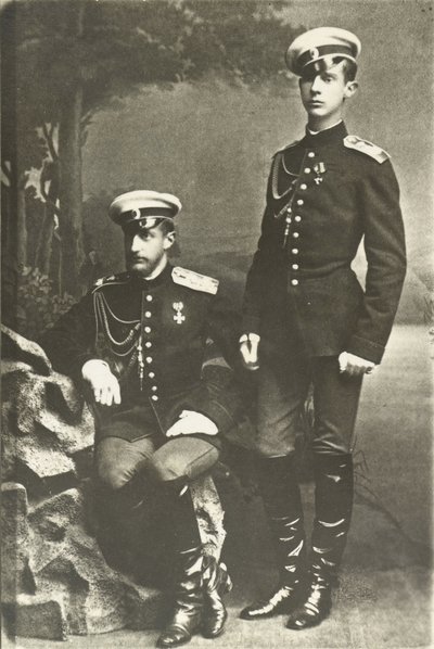 Grootvorsten Konstantin Konstantinovitsj en Dimitri Konstantinovitsj van Rusland door Russian Photographer