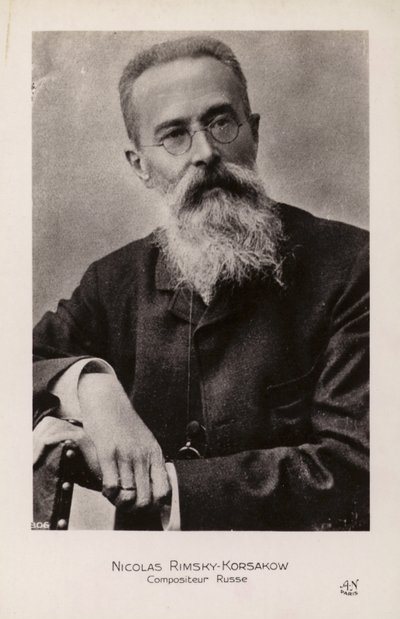 Nikolai Rimsky-Korsakov, Russische componist door Russian Photographer
