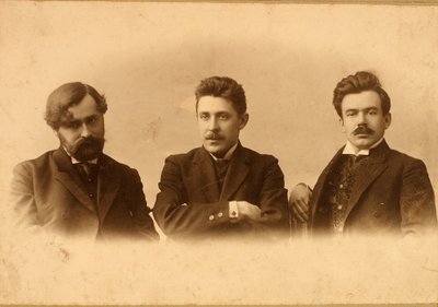 Symboliek: medewerkers van het Russische tijdschrift "La Toison Dor". door Russian Photographer