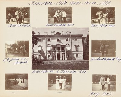 De Russische Keizerlijke Familie, pagina uit een album met foto