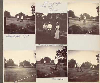 De Russische Keizerlijke Familie, pagina uit een album met foto