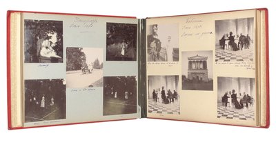 De Russische Keizerlijke Familie, pagina uit een album met foto