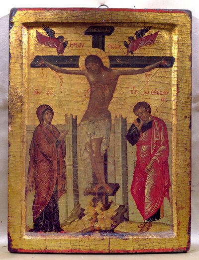 Christus aan het kruis door Russian School